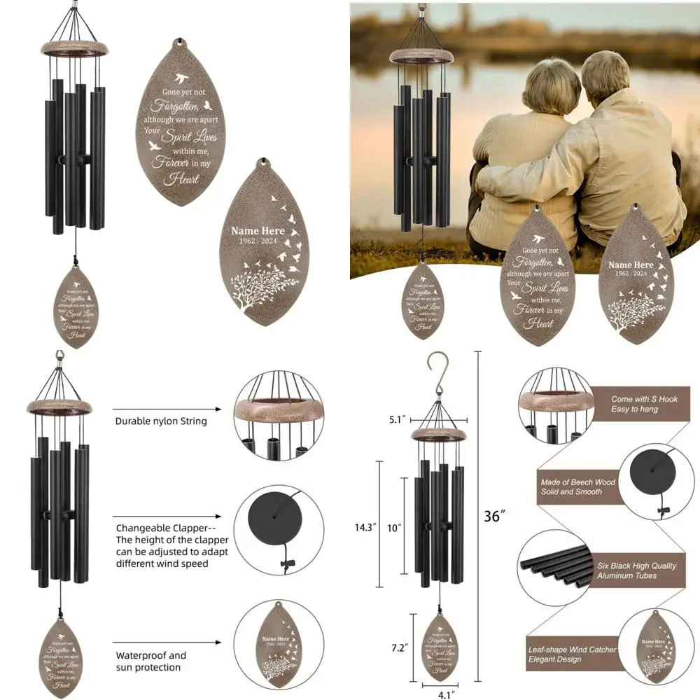 

персонализированные 36-дюймовые мемориальные колокольчики — честь любимых потерянных