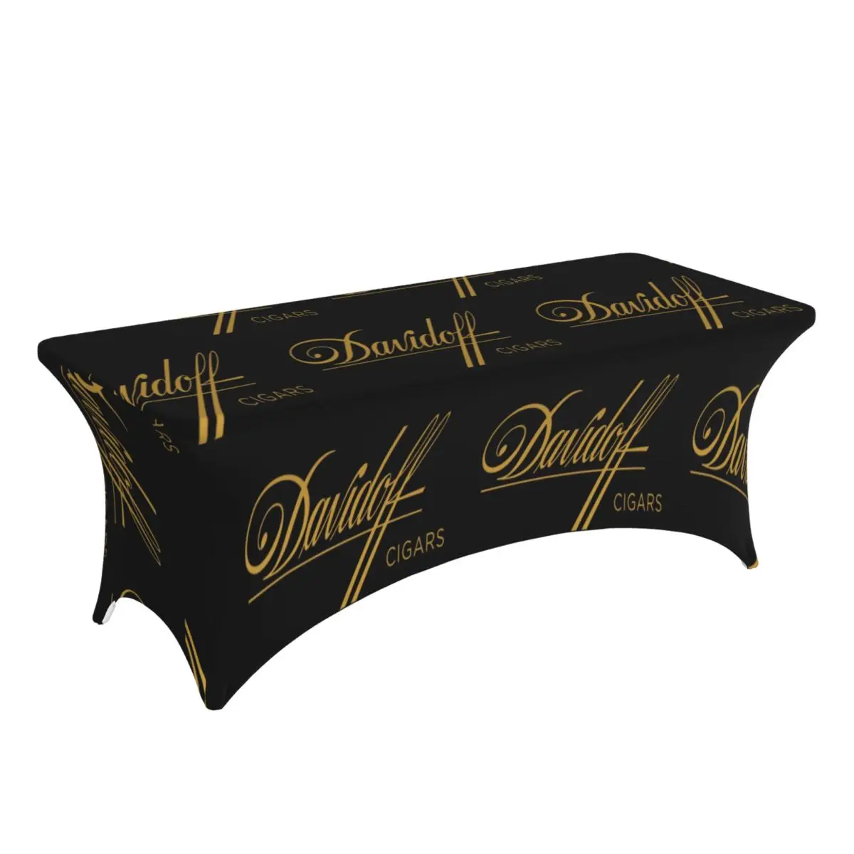 Mantel Rectangular Personalizado Davidoff Cigar, Cubierta de Mesa Resistente al Aceite para Eventos y Cenas