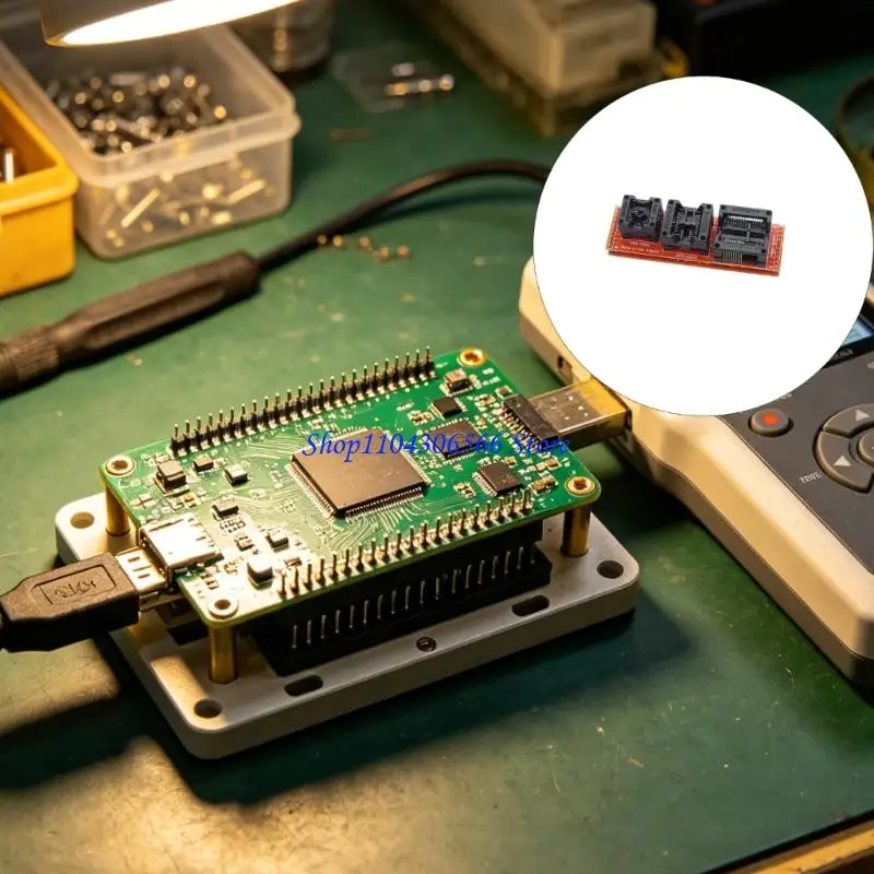 02DD Fast Speed SOP16 To DP8 Converter 3 In 1 Burning Adapter For Chip Burning Programmer Adapter Accessories