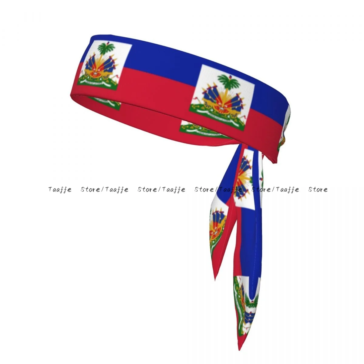 Sweatband Bandanas Flag Of Haiti Hairband Head Tie Sports Headband Hair Accessories