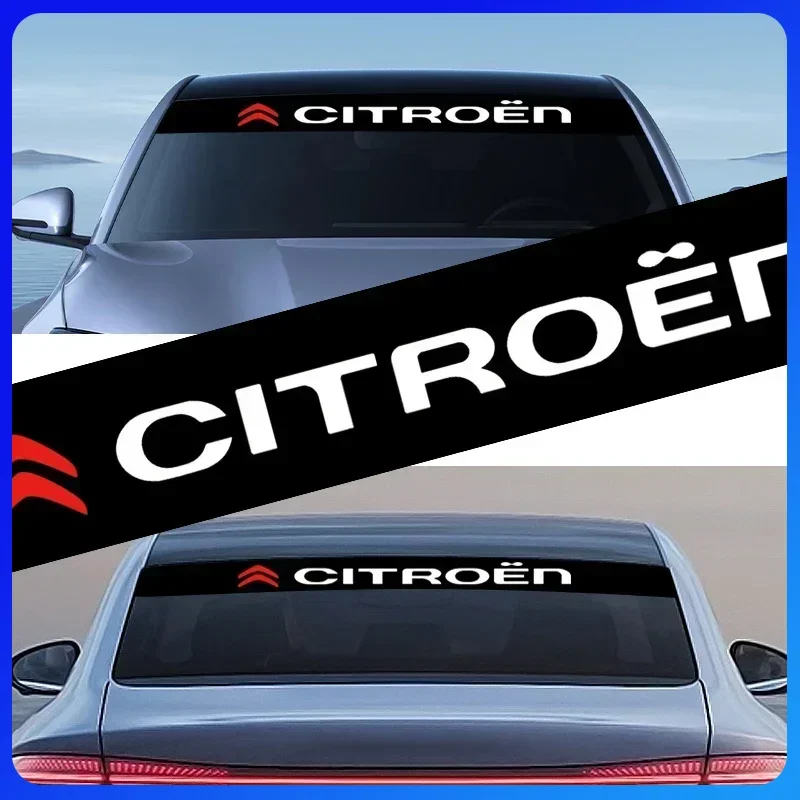

Новый автомобильный козырек на лобовое стекло, декоративная наклейка, термостойкая для Citroen C8 C4 DS3 DS4 DS5LS DS6, аксессуары