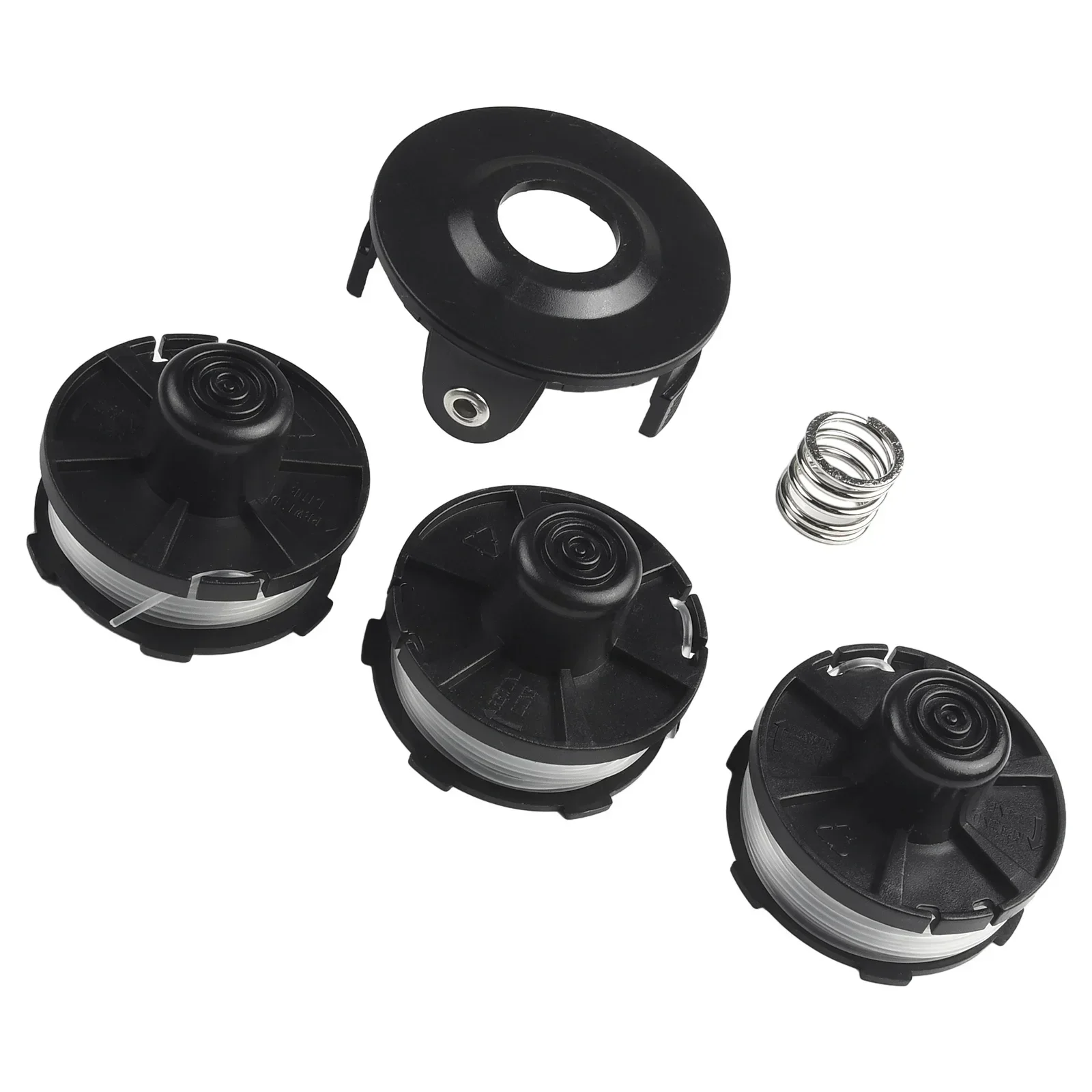 Carretel de Unidades Mais Capa Mais Peça de Nylon de Mola para Makita 195858 196146 -9 Tap & go Line Spool Cover Conjunto 1.6 mm Trimmer Dur181z 2023 Novo