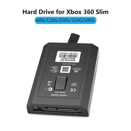Imagen 2 del producto Disco duro interno HDD para consola de juegos Xbox 360 Slim, 320GB, 250GB, 60GB, 120GB, 500GB, para Microsoft XBOX360 Slim