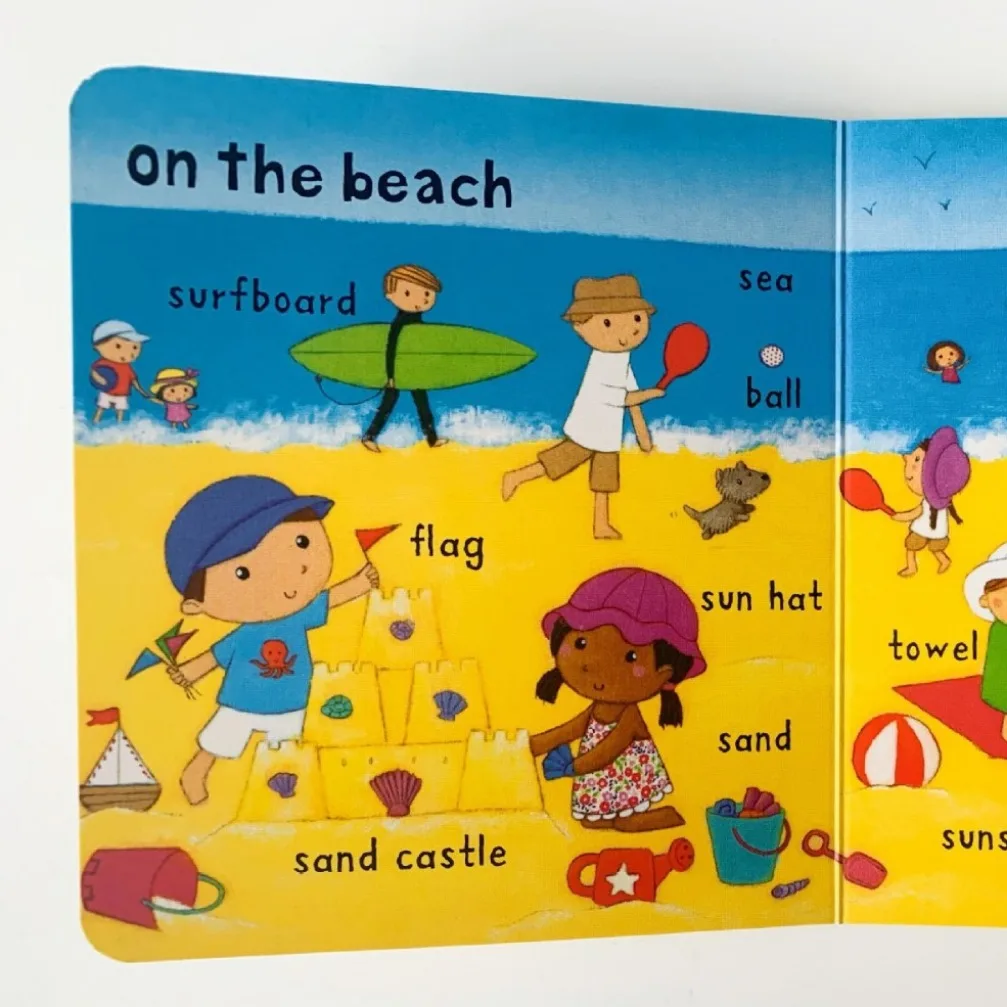 الكلمات الأولى جدًا: كتابي الكلمات الإنجليزية الأولى من الورق المقوى، 10 مجلدات، كتب الأطفال التنويرية #3