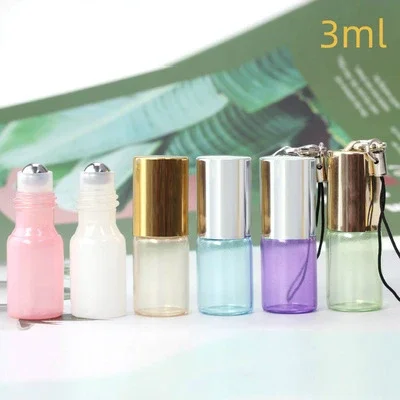 

Essential Oil Doterra Bottle Green Pink Blue Yellow Roll On Glass Bottle Container, refillable travel roller Packaging bottle