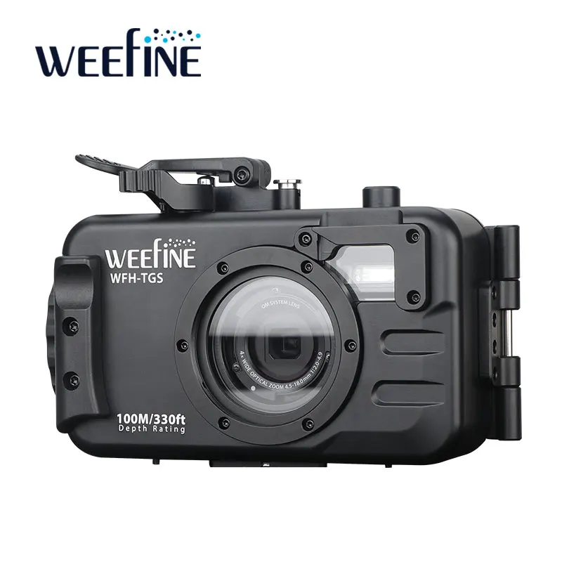 

Weefine WFH-TGS Camera Dive Housing for Olympus TG7/TG6/TG5 - 100M Depth Rating, High Quality Underwater Photography Equipment