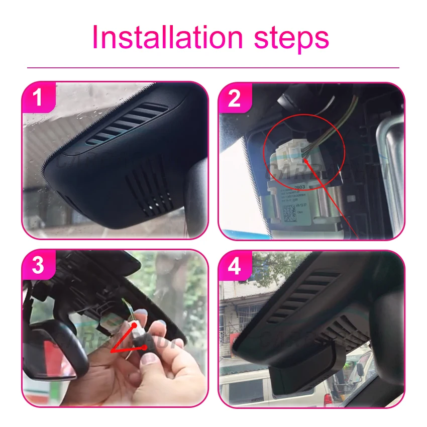4K 2160P Car Dvr Dash Cam For Mercedes Benz C Class 200d 220d 250d 200 250 300 w205 c204 c205 GLC x253 C253 glc43 glc63 c43 c63