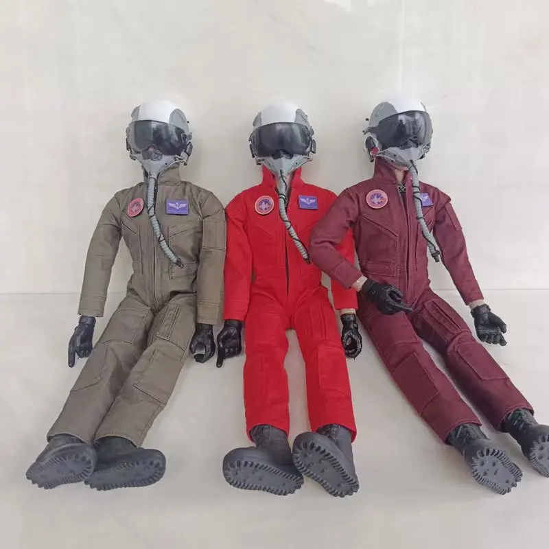 1/6 fullbody Jet pilots with helmet 1/6 Scale RC Airplane Pilot Figure Model