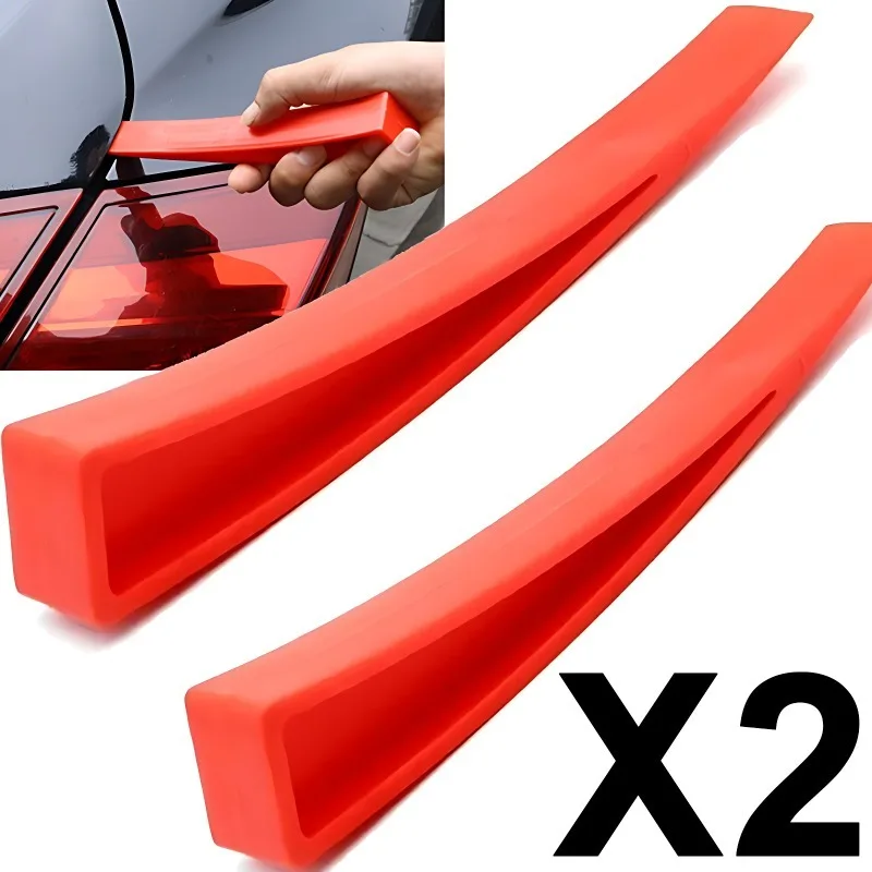 Uniwersalny powiększacz łomu Koło drzwi samochodowych Wycięcie Auto Body Window Wedge Narzędzie do usuwania wgnieceń samochodowych Plastikowe czerwone narzędzia ręczne do naprawy