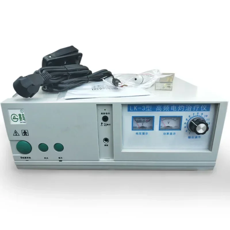 Aparato de terapia de electrocauterización de alta frecuencia LK-3 con interfaz en inglés para cirugía cosmética, cuchillo eléctrico