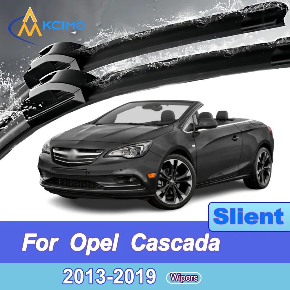 

2pcs Quiet Beam Wiper Blades for Opel Cascada 2013-2019 Buick Cascada (US) Silent Windshield Wipers with Quick Installation