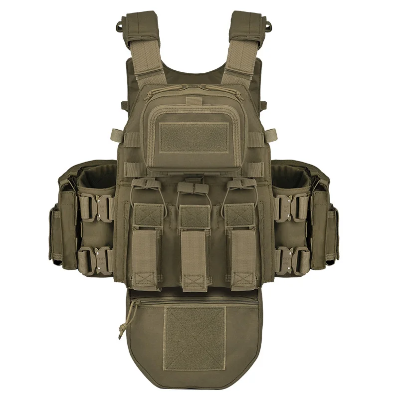 Imagem -05 - Colete Tático Protetor Completo Treinamento de Camuflagem ao ar Livre Real Person Multifunctional Combat Vest cs