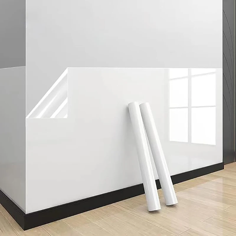 1 roll of transparent waterproof anti fouling electrostatic adsorption wall sticker for kitchen living room and household use image 6
