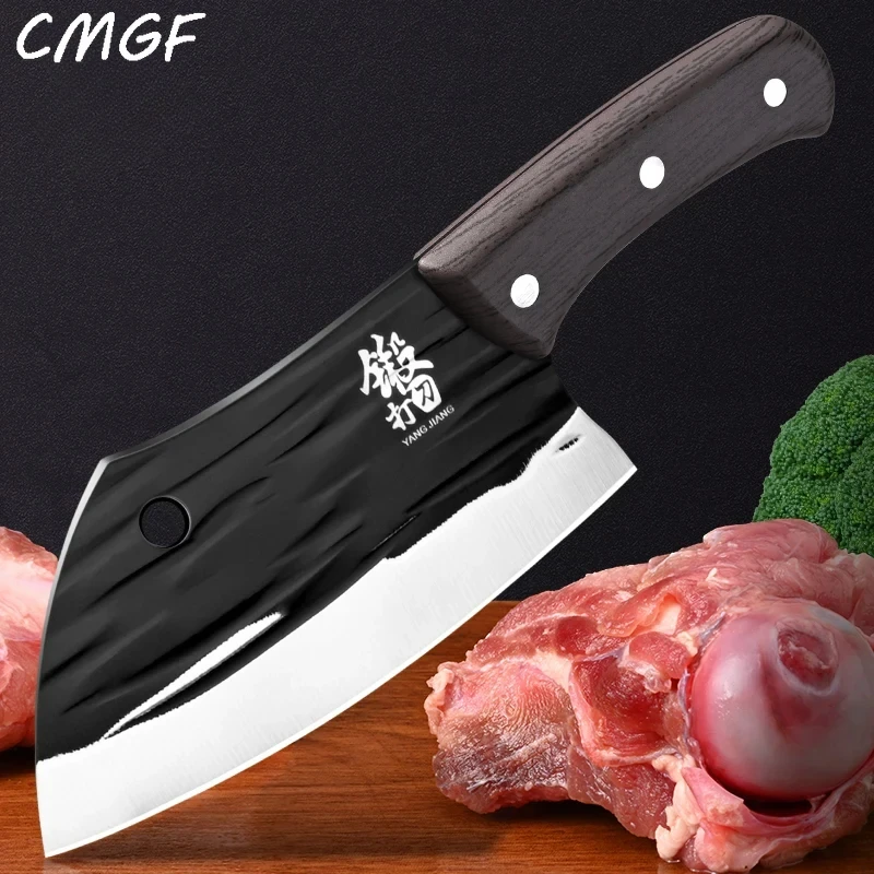 CMGF cuchillo forjado, multiusos, ahorro de energía, cuchillo de cocina, utilidad, cuchillo para cortar carne y verduras, Chef doméstico
