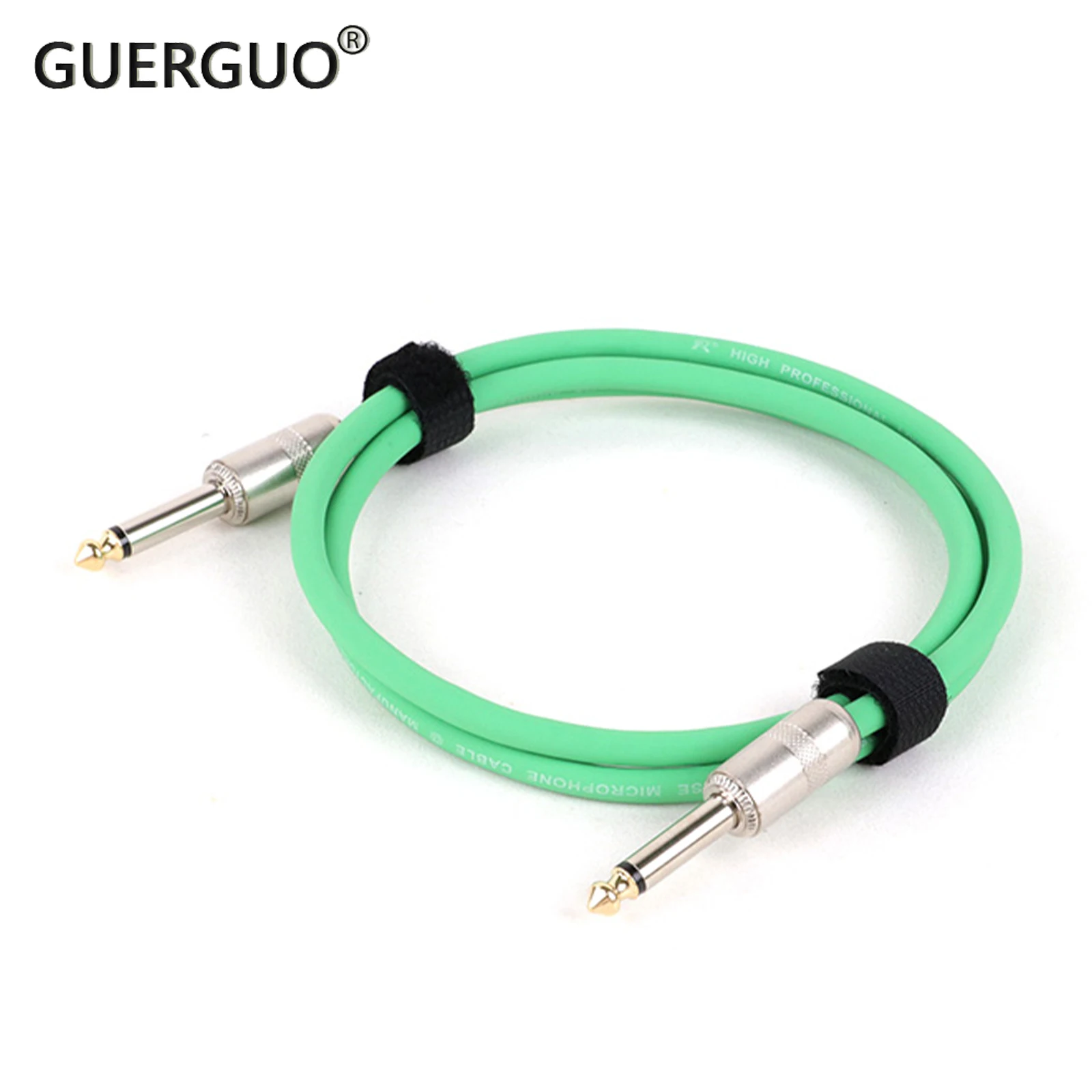 

1PC Guitar Patch Cable 1/4" TS Male to 1/4" TS Male Patch Cables,6.35MM Mono Unbalanced Audio Multicolor Cord 0.3M-15M