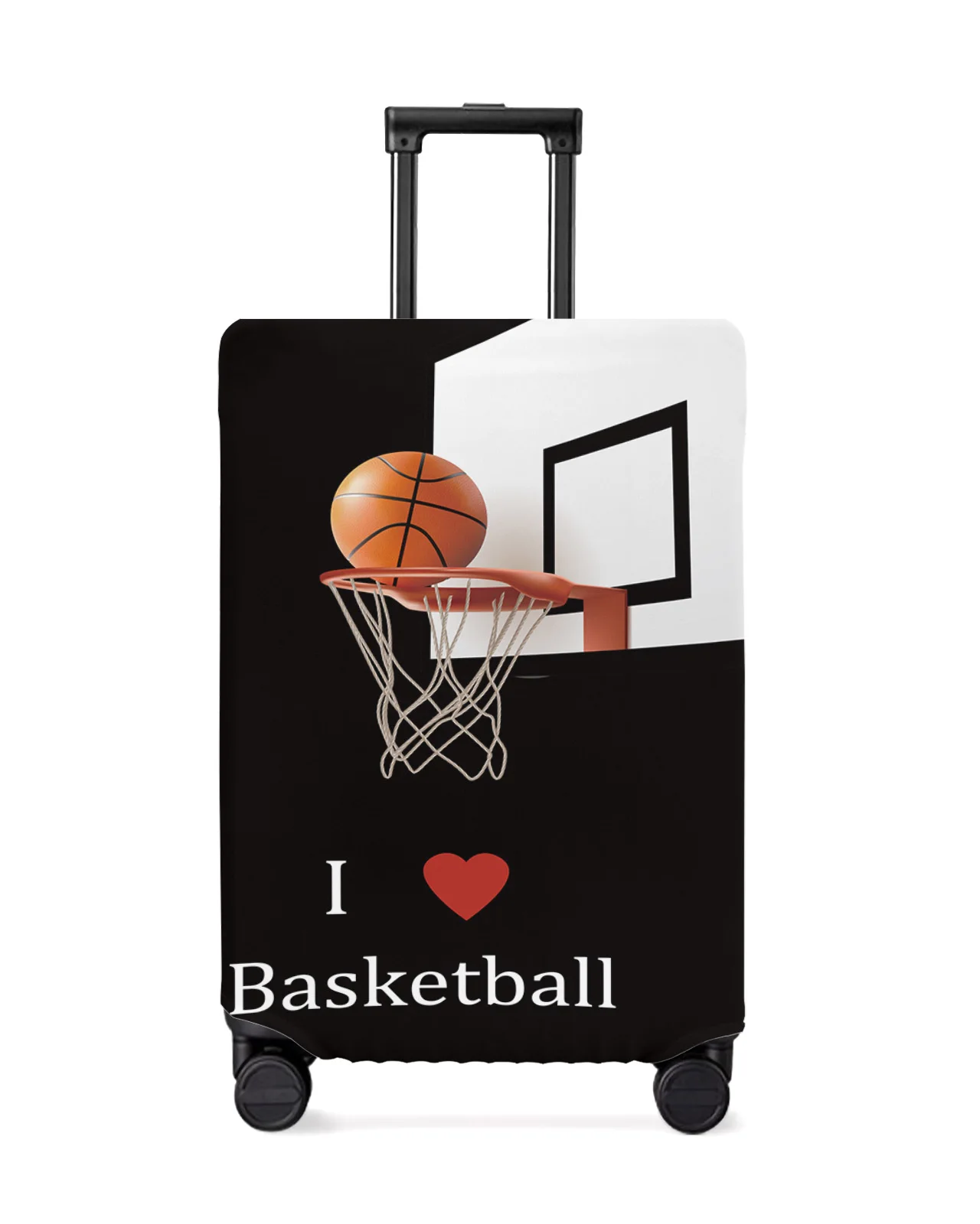 Basketball Sport Black Travel Luggage Protective Cover for Travel Accessories Suitcase Elastic Dust Case Protect Sleeve