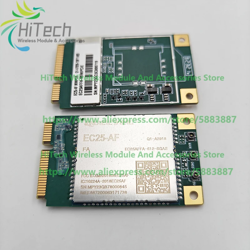 in stock!Quectel EC25-AF Minipcie EC25AFFA-512-SGAS EC25AFFD-MINIPCIE 4G LTE-FDD/TDD CAT4 Module for North Amercian
