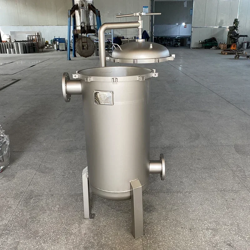 Stainless steel multi-bag filter, bag type water circulation wastewater filter, chemical liquid separator