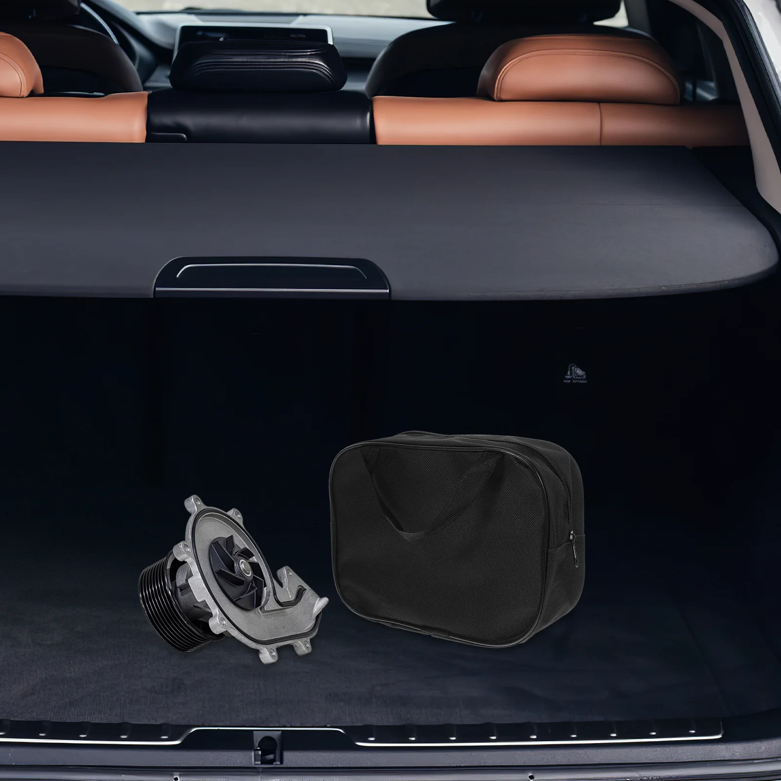 

Air Storage Bag Portable Car Tire Pump Organizer Pouch For Outdoor Travel Multi-Function Tool Carrier Pump Case