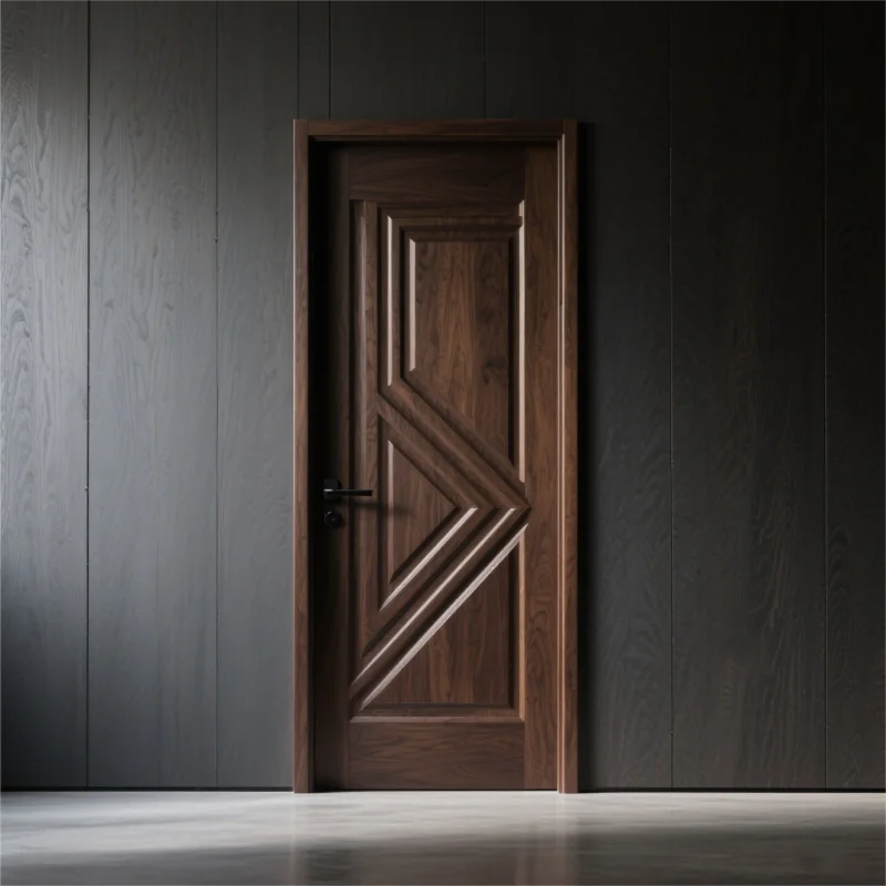 Customization Chinese Manufacturers In Guangdong Province Are Selling Well Their Luxurious Solid Wood Interior Teak Doors.