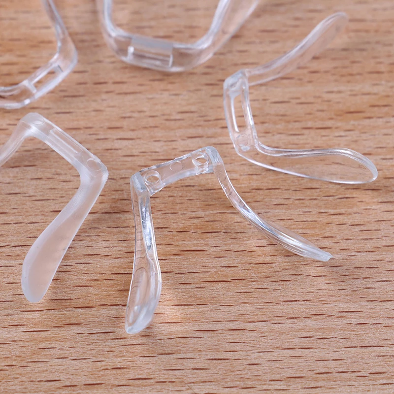 Multi Style Silicone Anti-Slip Nose Pads Eyeglass Sunglasses Stick On Pad Eye Glasses 2 Pcs U Shape