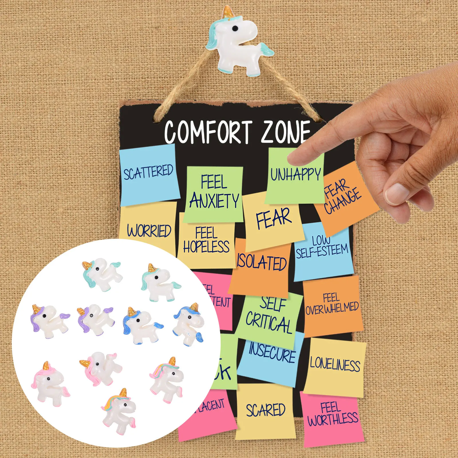 10pcs Cartoon Resin Thumbtacks Push Pins for Board Decor Student Various Colors Sturdy Longlasting