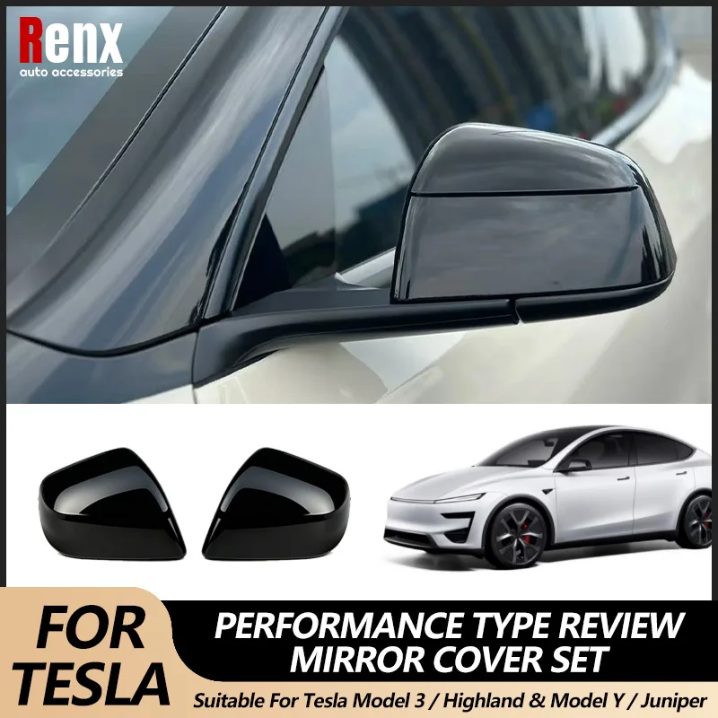 Protection de rétroviseur ABS pour Tesla Model 3 Y Highland Juniper, compatible avec les modèles 2017-2026 Model 3 Y Performance, accessoires Tesla