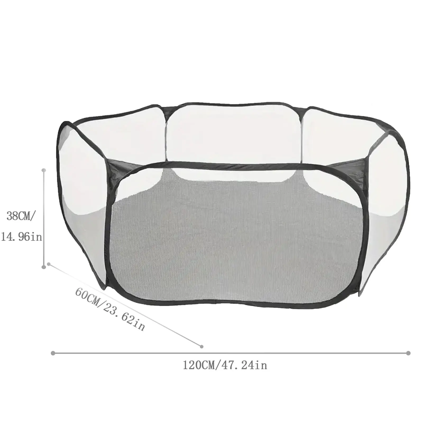 Kinder Ozean Ball Pool Mesh Zelt Praktische Faltbare Innen Sechseckige Tier Haustier Zaun Bobo Ball Pool Spielzeug Für Jungen Und Mädchen