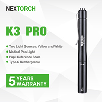 NEXTORCH Professional LED Medical Penlight Portable Pocket-size Torch Flashlight for Doctor Nurese Pupil