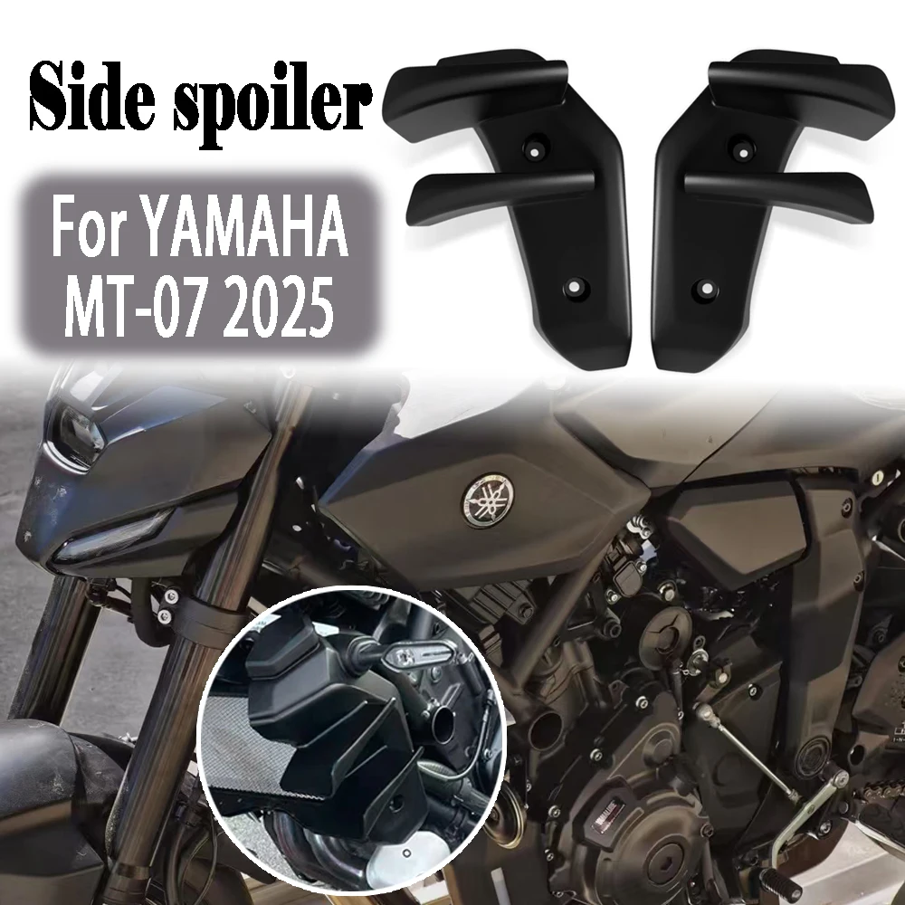 

For YAMAHA MT07 mt07 2025 MT-07 2025 Motorcycle side spoiler aerodynamic wing side spoiler kit lower spoiler