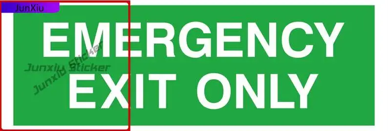 

Emergency Exit Only Safety Warning Cool Car Helmet Waterproof Car Modification Vinyl Decal For Car Truck SUV Window Bumper