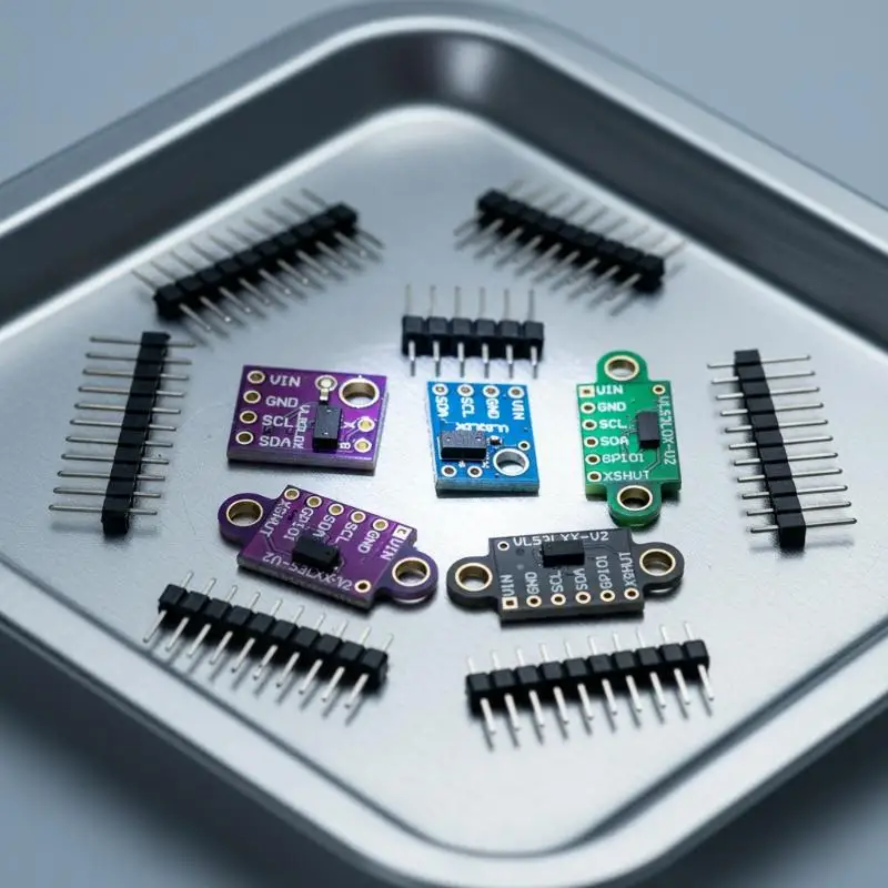 1Set GY‑VL53L0XV1 Detector Module 940nm VL53L0X Time of Flight ToF Laser Range Measuring Breakout Unit For Project Development