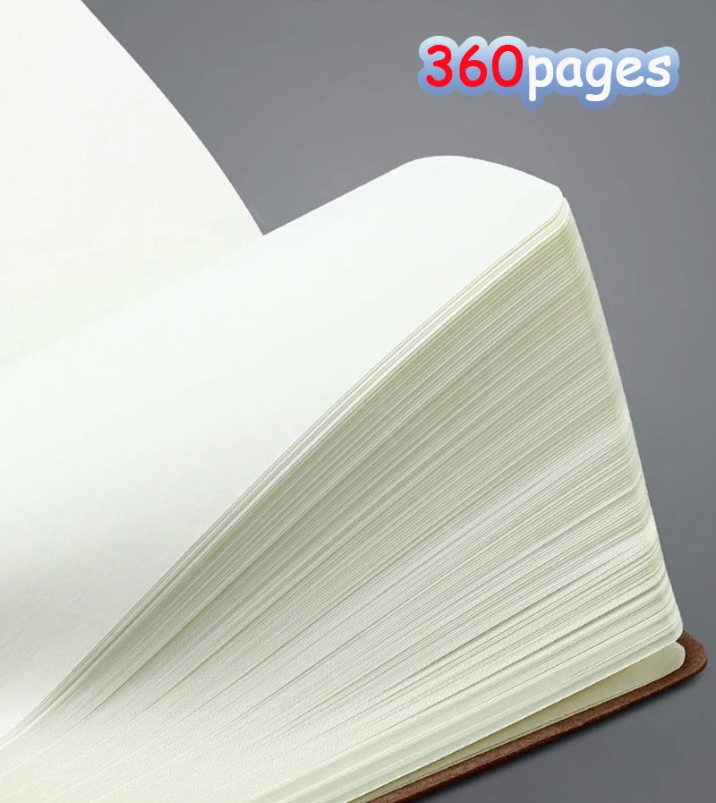 دفاتر ملاحظات A6 360P مبطنة/صفحة فارغة مذكرات مخطط مجلة المفكرة القرطاسية لمكتب اللوازم المدرسية رصاصة رسم جدول الأعمال 2025 #4