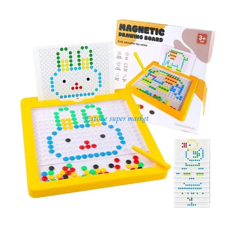 090B długopis magnetyczny dla dzieci chodzący koralik zabawka do rysowania tablica do rysowania utwór zabawka do rysowania