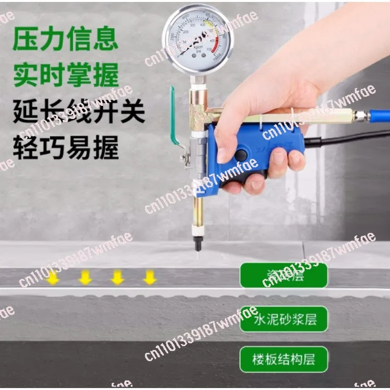 Tile hollow bulge high-pressure grouting machine Hollow drum glue micro-hole filling repair glue injection machine
