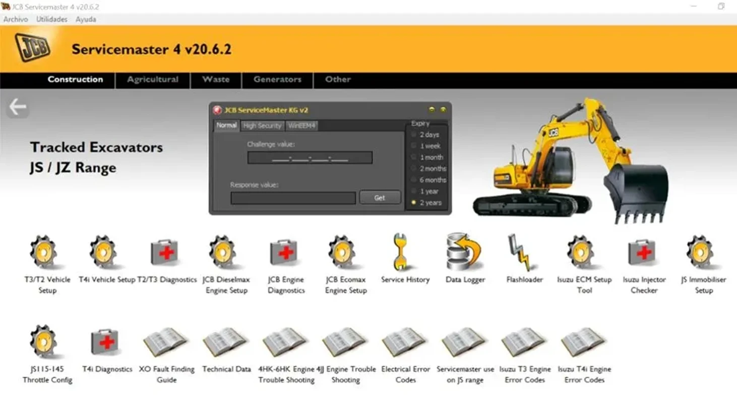 Newest JCB ServiceMaster 4 (V25.12) [12/2025] Diagnostic Software+JCB keygen Full Unlocked+Video Guide+Remote Install Help