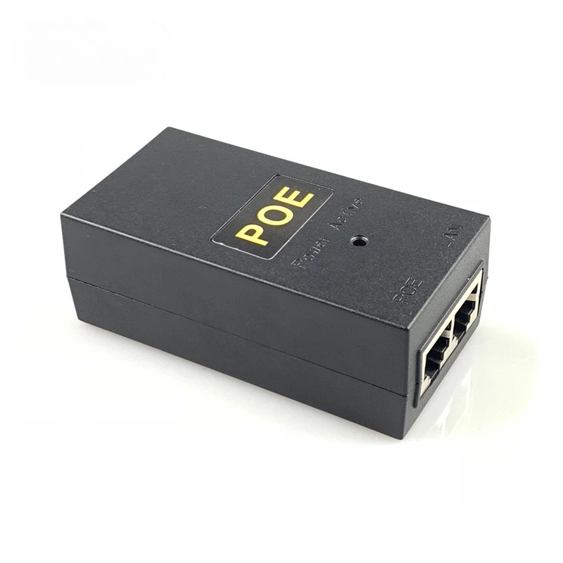 24V 1A 24W Desktop POE Power Injector Ethernet Adapter Surveillance CCTV for IP Camera Power Supply