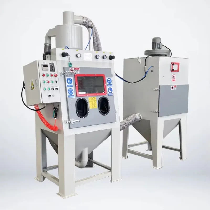Integrated Robotic Arm Sandblaster with 6-Axis Control for Complex Titanium Part Etching