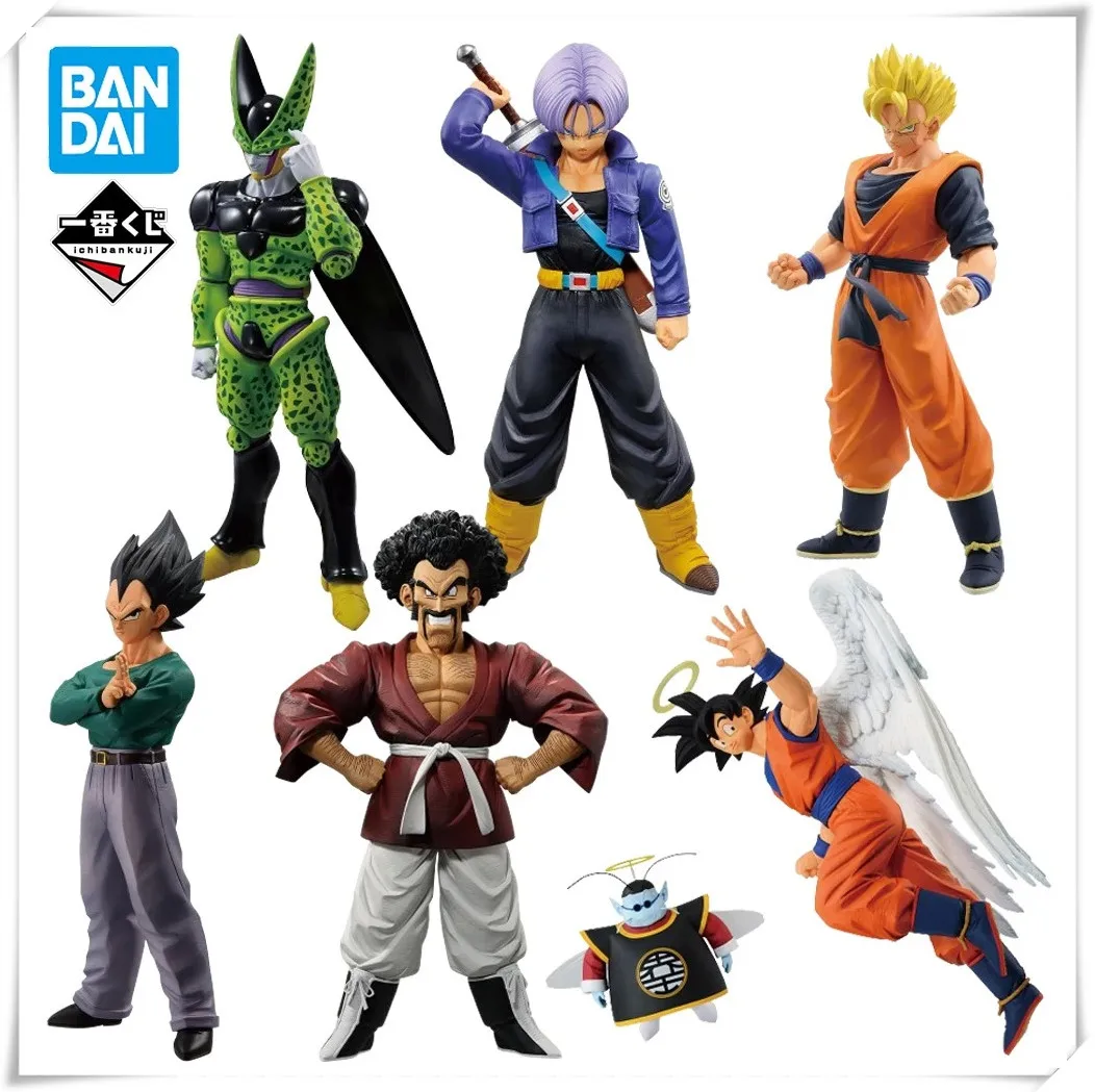 

Original In Stock BANDAI Ichiban Kuji Son Goku Cell Son Gohan Trunks Vegeta Figure Anime Dragou Ball Z Genuine Model In Toy Box