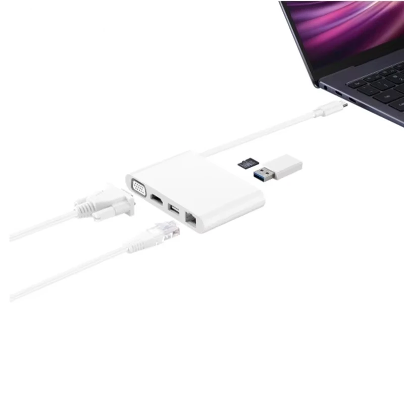 MateDock 3 CD12 Docking Station Converter Adapter For HUAWEI Mobile Phones Tablets and PC Devices Support USB-C & DP Output