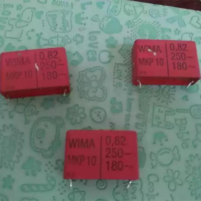 

10-100PCS German WIMA MKP10 series 0.82UF 250V audio fever coupling infinite film capacitor