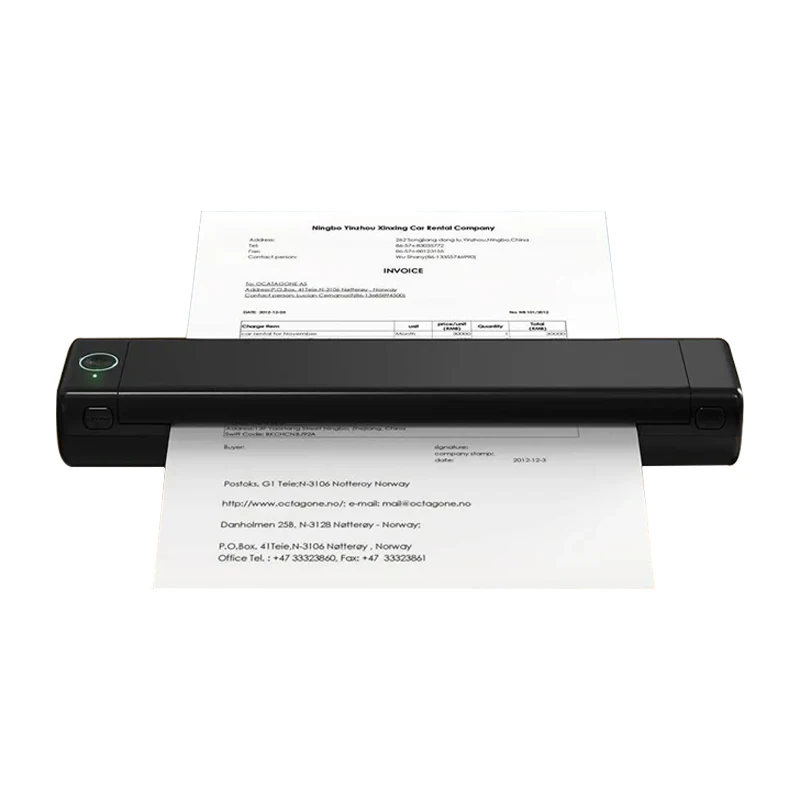 Phomemo A4 size M08F thermal direct printer portable contract documents printer Bluetooth mobile printer