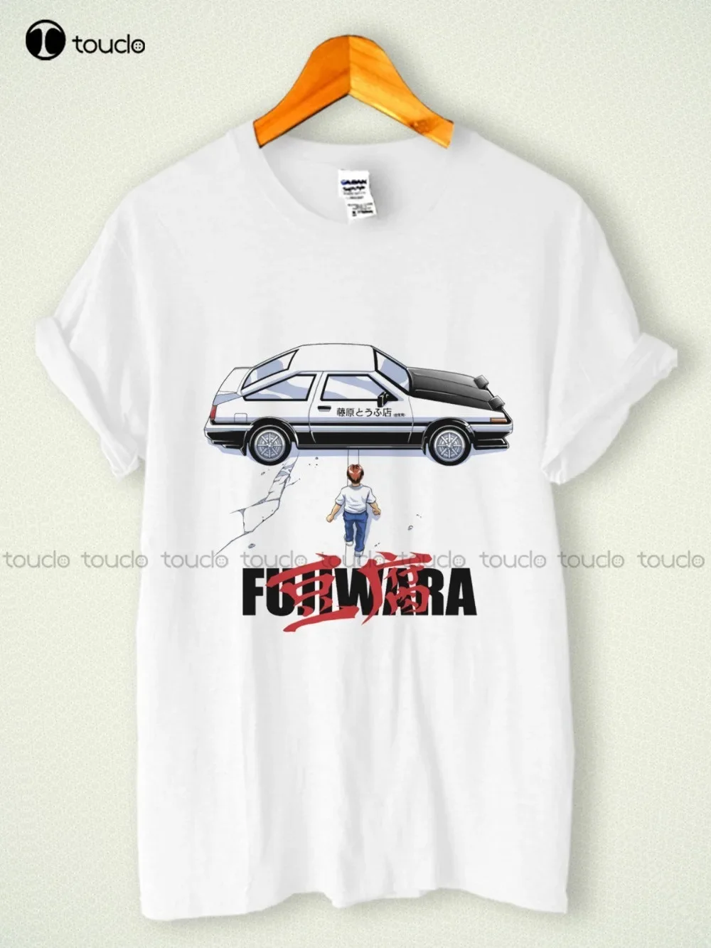 Summer Tops For Man New Initial D Fujiwara Anime Cartoon Car T-Shirt S M L Xl 2Xl O Neck Tee Shirt Unisex Fashion Tshirt Summer