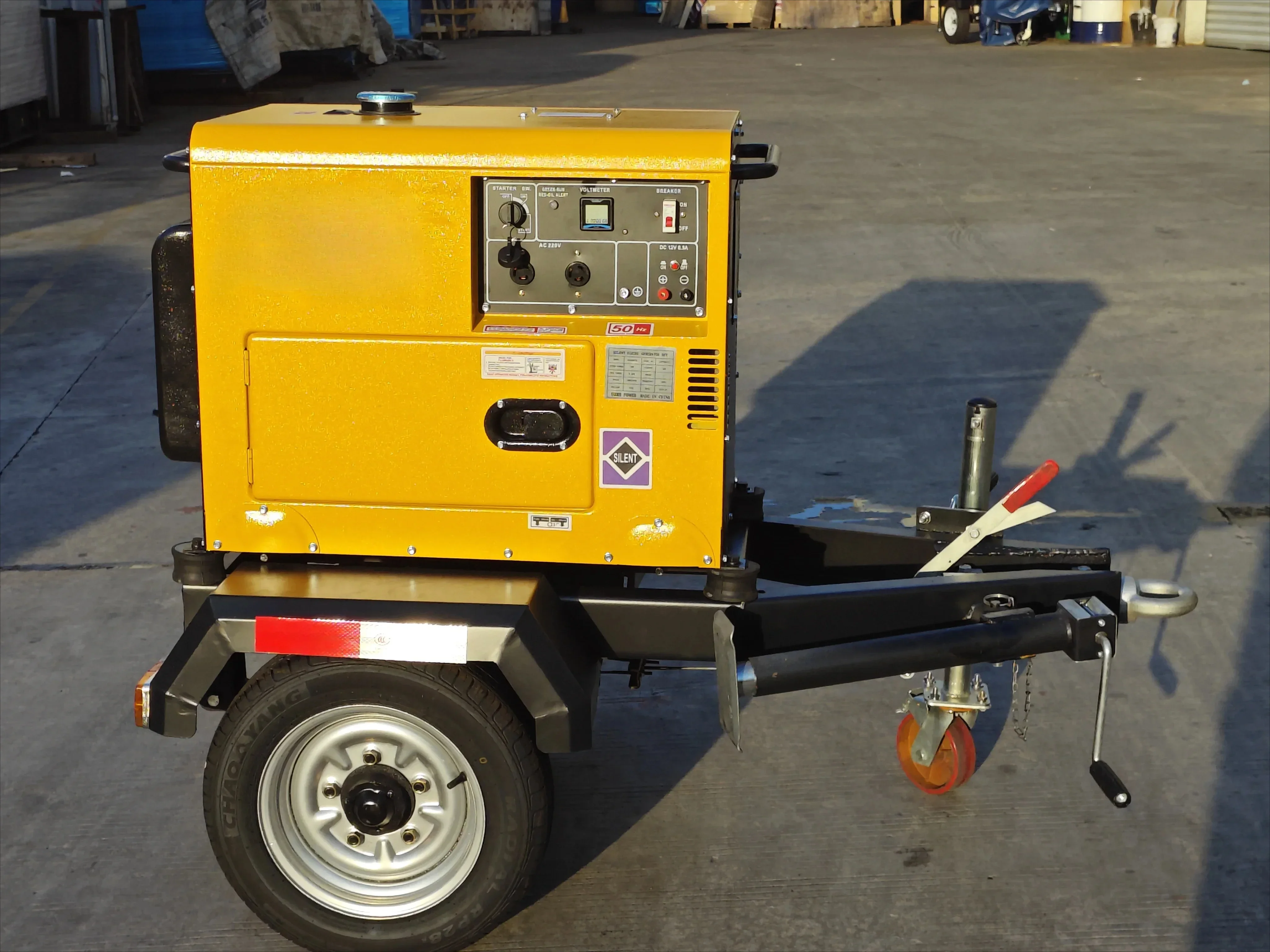 Silent Trailer Diesel Genset For 3KW 5KW 6KW 7KW  8KW 10KW 12KW 15KW Trailer Silent Diesel Generator