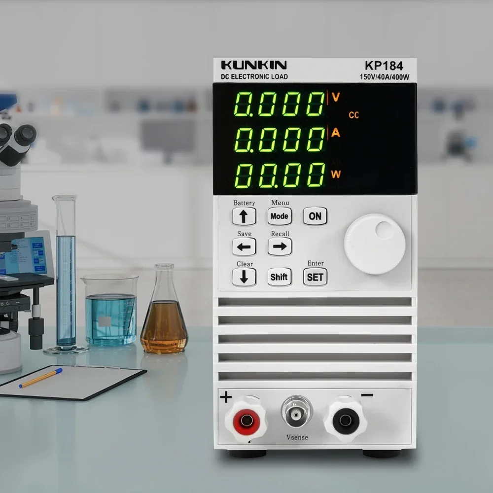 For KP184 Single Channel DC Electronic Load Tester Rectangular 4 Load Modes Plug-in Switchable Voltage