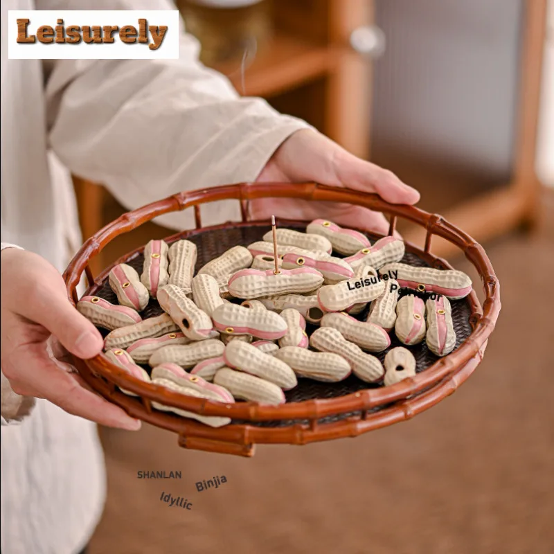 الإبداعية الفول السوداني حامل البخور زن حديقة البخور الشعلات البعوض لفائف حامل كوزة مبخرة طقم شاي صيني لوازم الحرفية