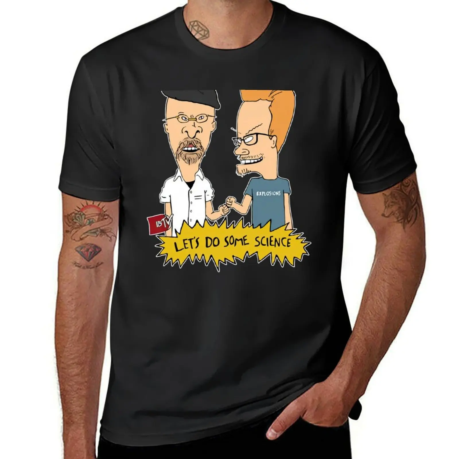 Mythbusters Let's Do Some Science Beavis And Butt Head Mythbusters 1 T-Shirt cute tops quick-drying designer t shirt men