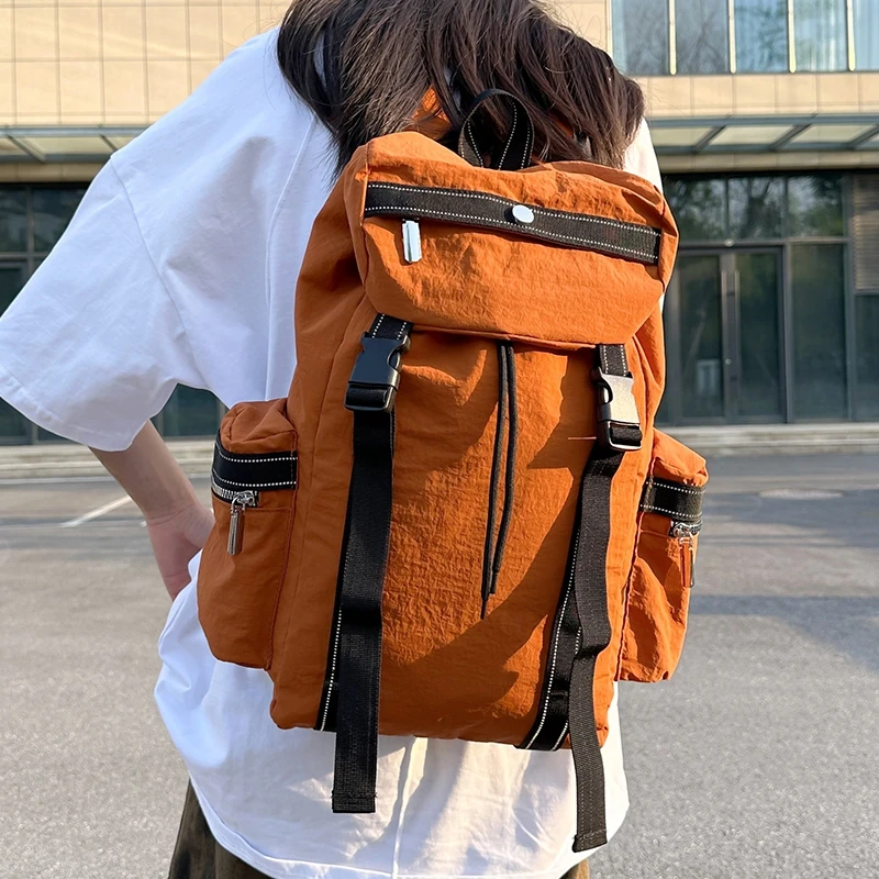 2025 Summer New Fashion Trend Student School Bag Casual Easiest for Match Large Capacity Backpack Lightweight School Bag Women