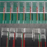 100-10pcs Carving Metal Dual Mesh Grille Exterior NeXLIM 3 Insulated Legs Wire 0.6 0.8 1.0 1.2ohm Etching Sheets