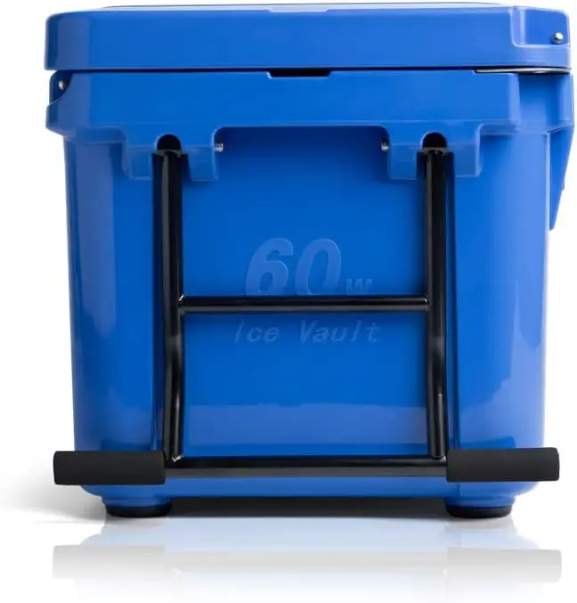 Blue Coolers Ice Vault – 60 Quart Roto-Molded Cooler (Large  Chest Holds up to 10 Days)
